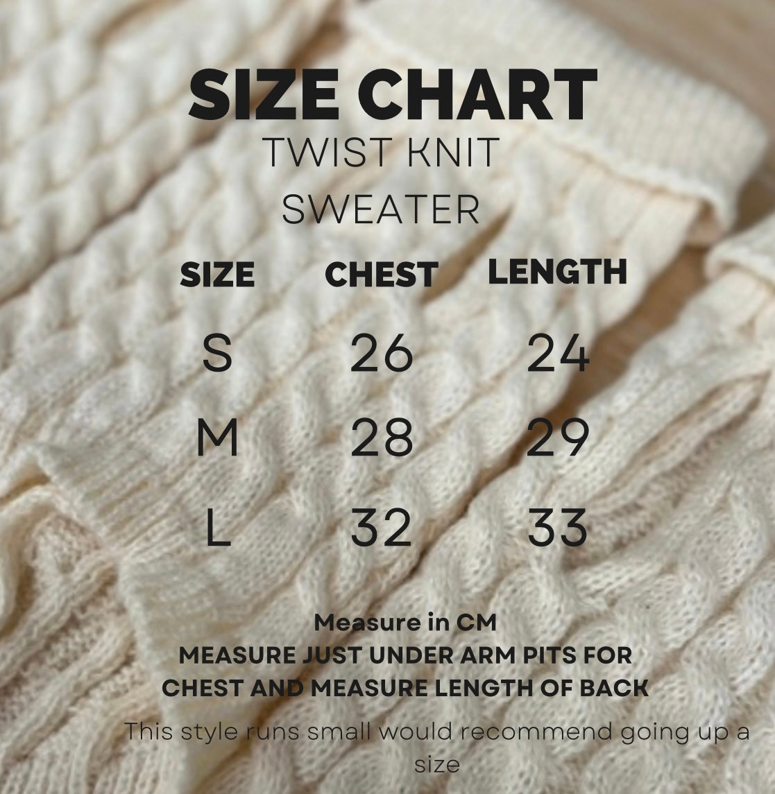 Twist Knit Sweater